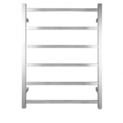 Heated Towel Rack - 6 Bars - 800Hx600Wx120D - NZHZNY-S-06-2 - Chrome